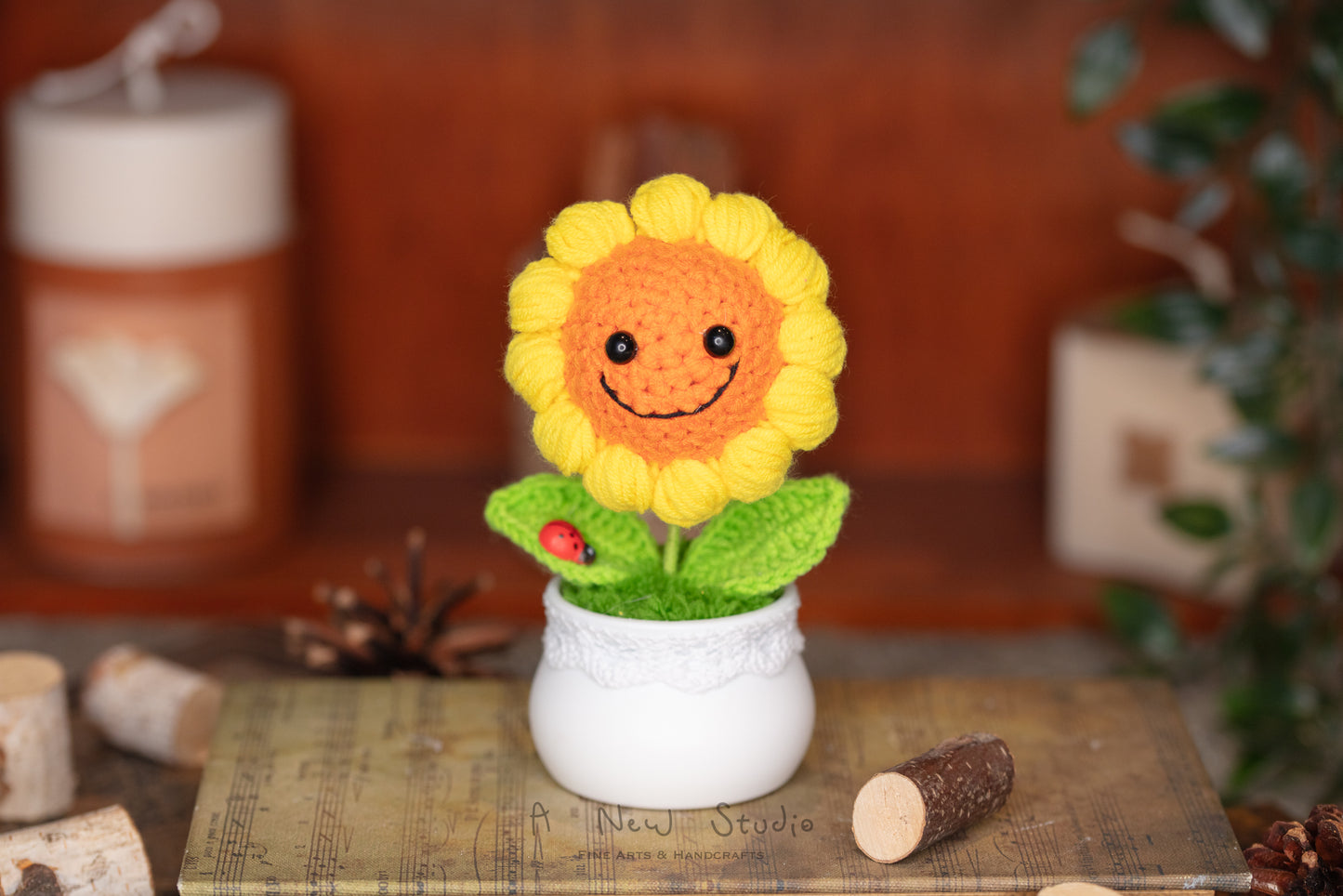 Small Sunflower Crochet