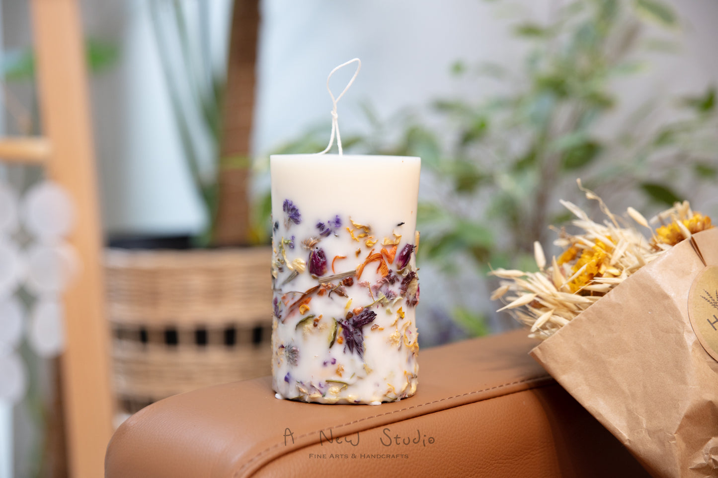 Embedded Flower Candle Workshop 乾花蠟燭手工課