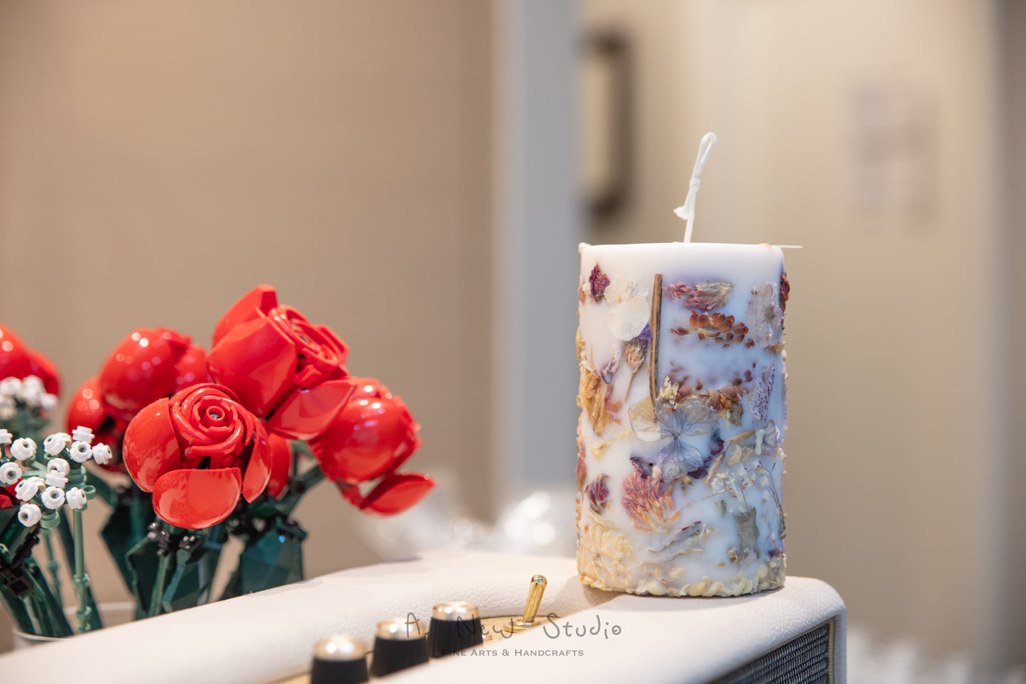 Embedded Flower Candle Workshop 乾花蠟燭手工課
