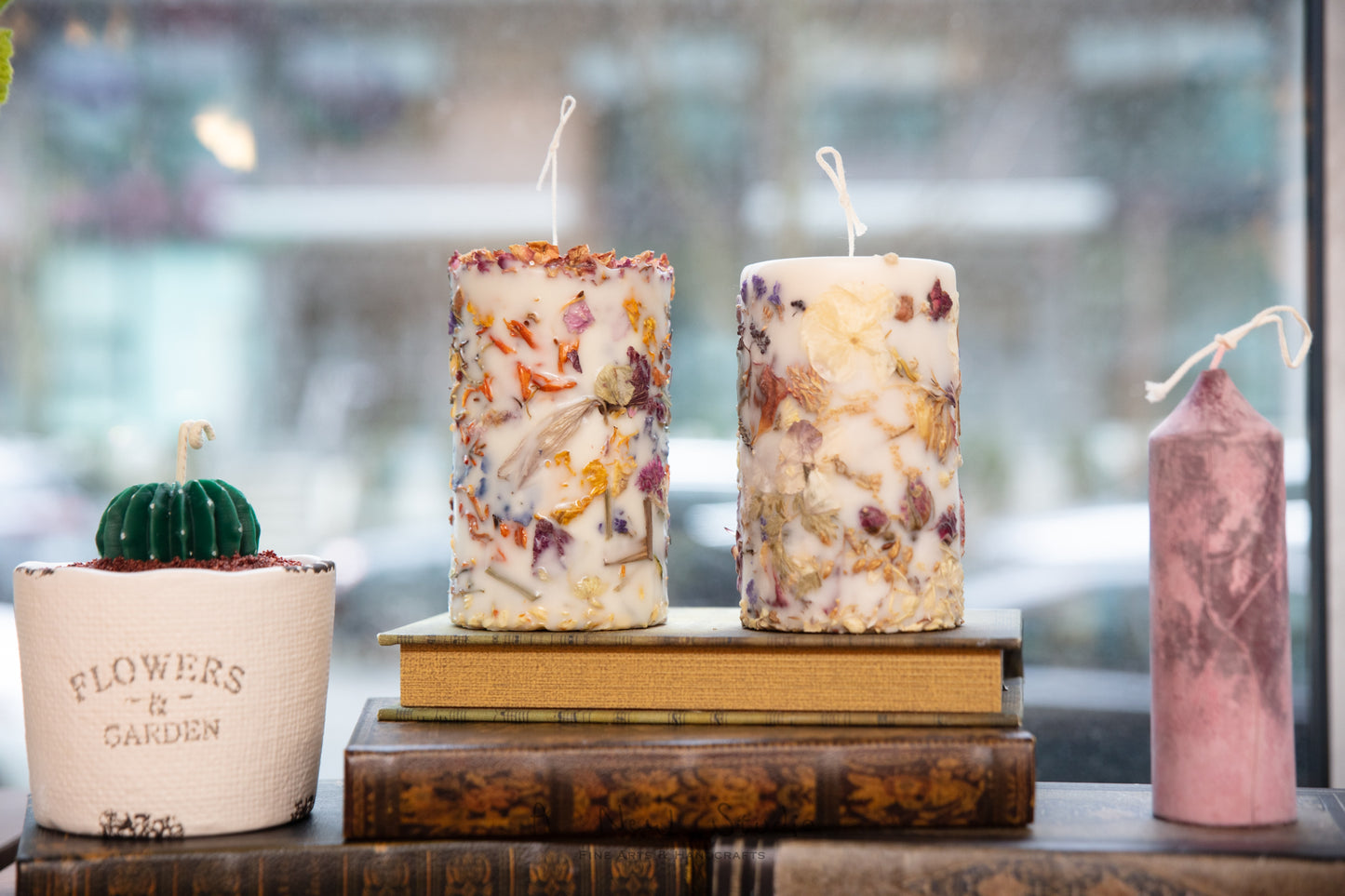 Embedded Flower Candle Workshop 乾花蠟燭手工課