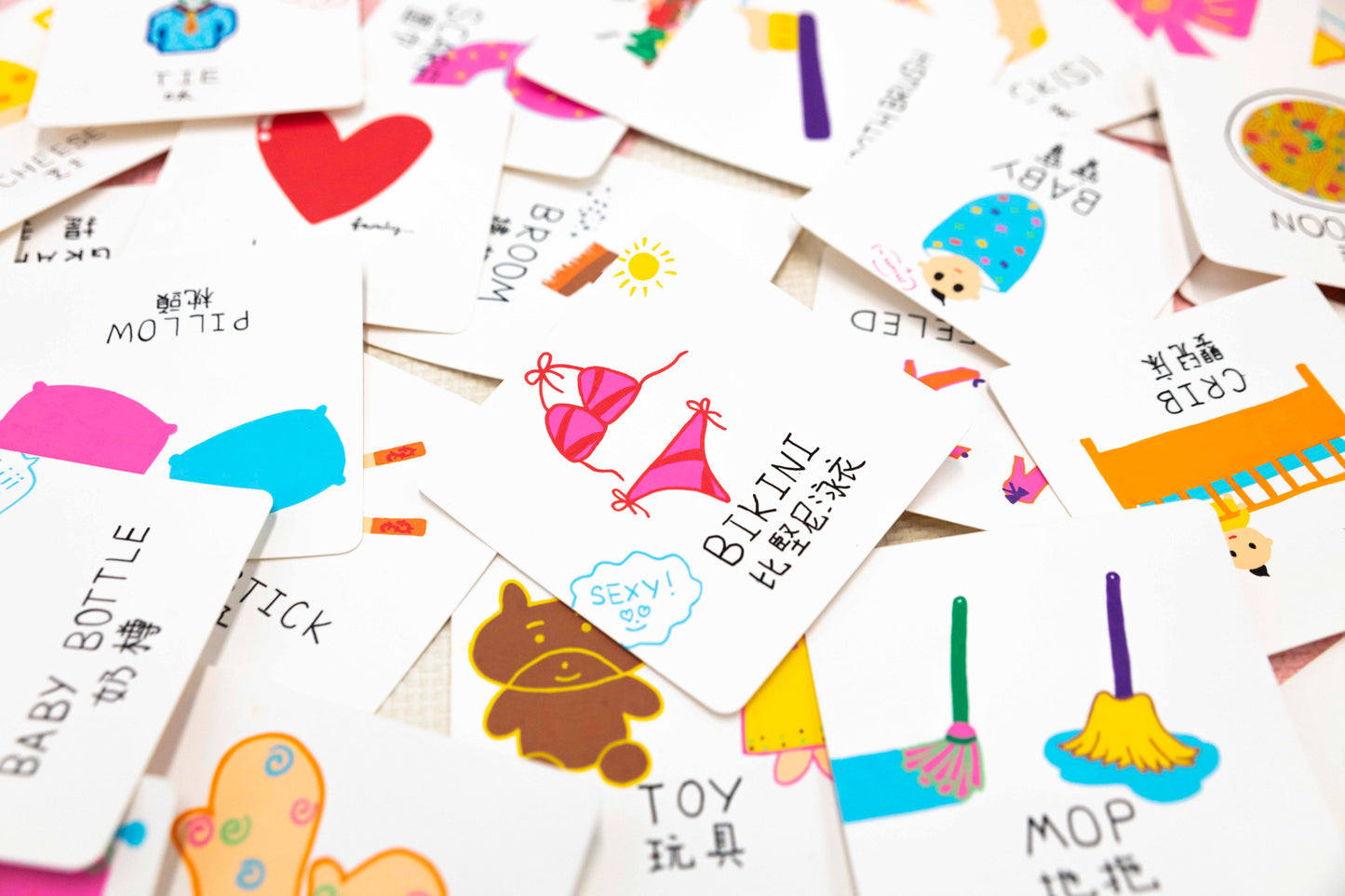 Installation: Flash Cards (Girls), 2018