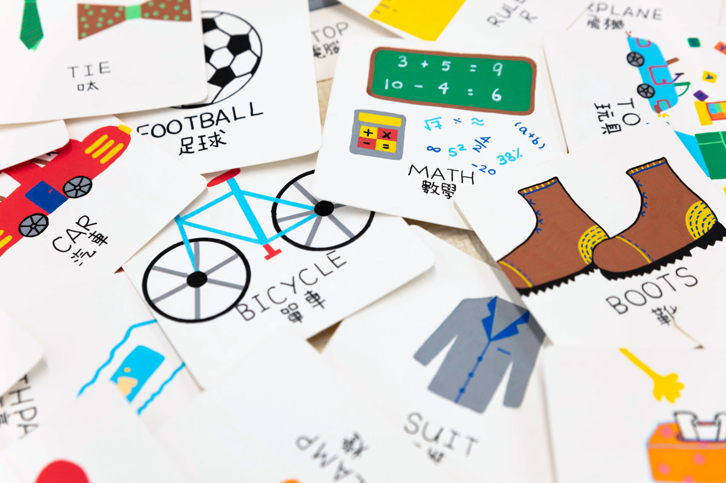 Flash Cards (Boys), 2018