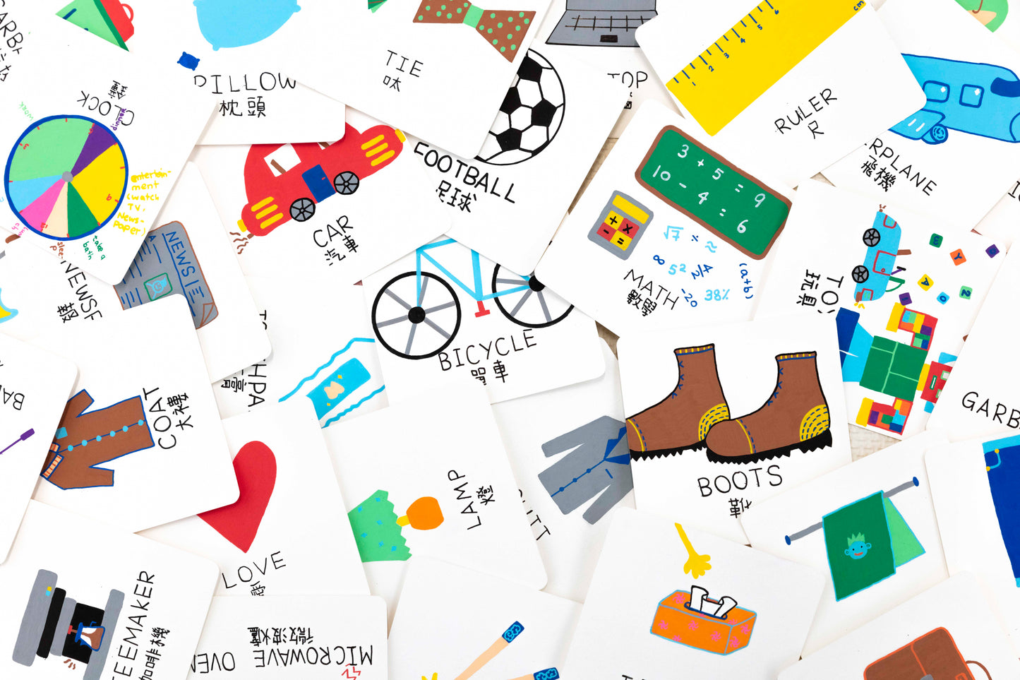 Flash Cards (Boys), 2018