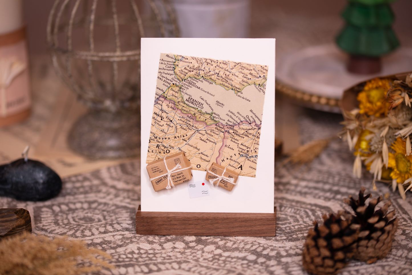 Folded Card- Around the World