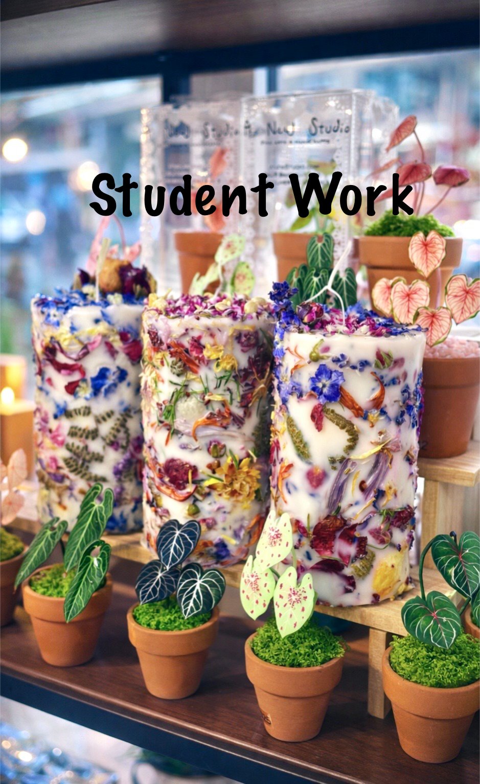 Embedded Flower Candle Workshop